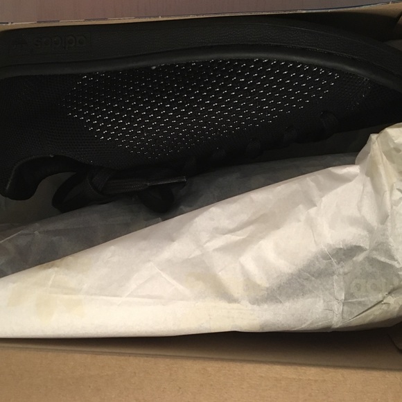 Adidas Stan Smith Black Primeknit 4y - Picture 3 of 8